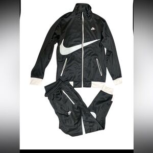 Nike Black and White Tracksuit
